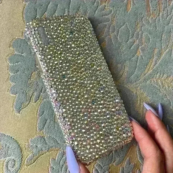 Rhinestone Gem AB iPhone X Case - Picture 3 of 5